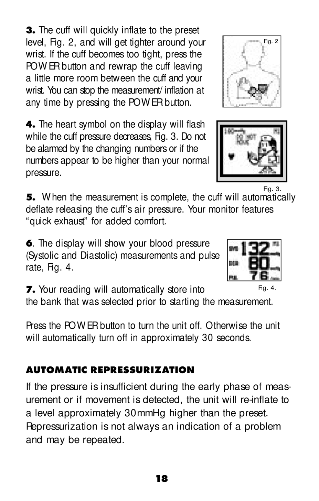 MABIS/Duro-Med 04-255-001 manual Automatic Repressurization 