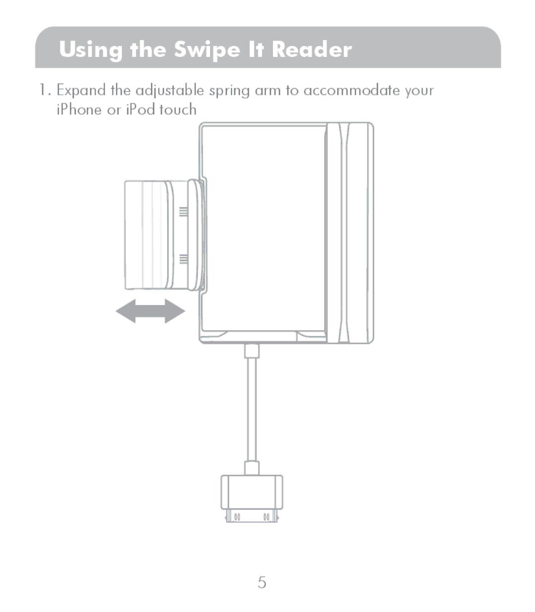 Macally SWIPEIT manual Using the Swipe It Reader 