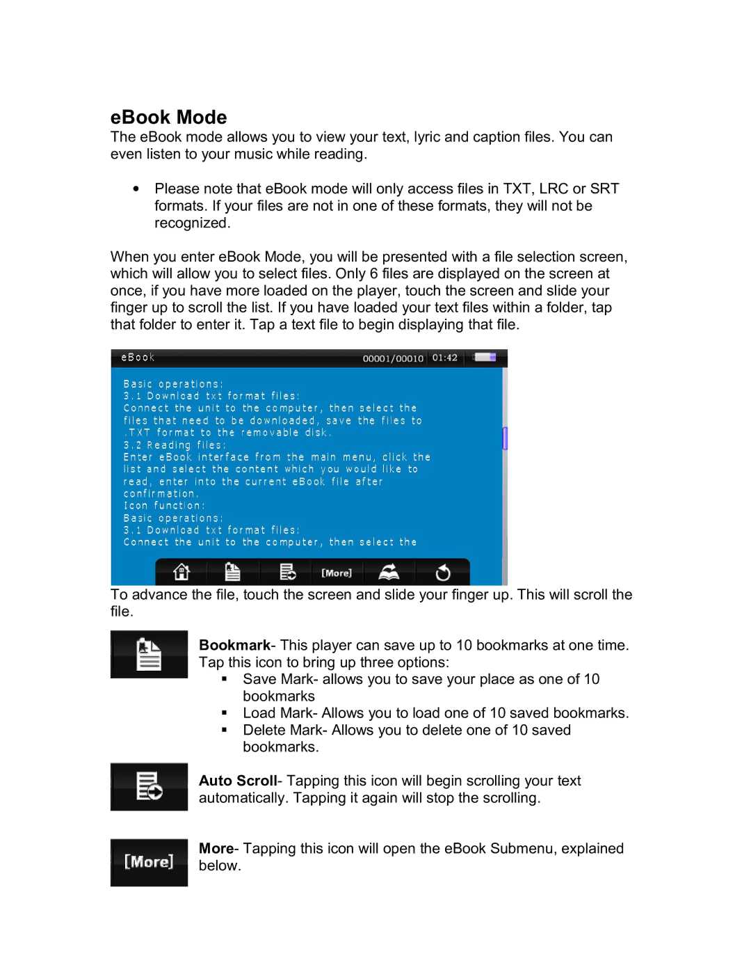 Mach Speed Technologies T4300HD instruction manual EBook Mode 