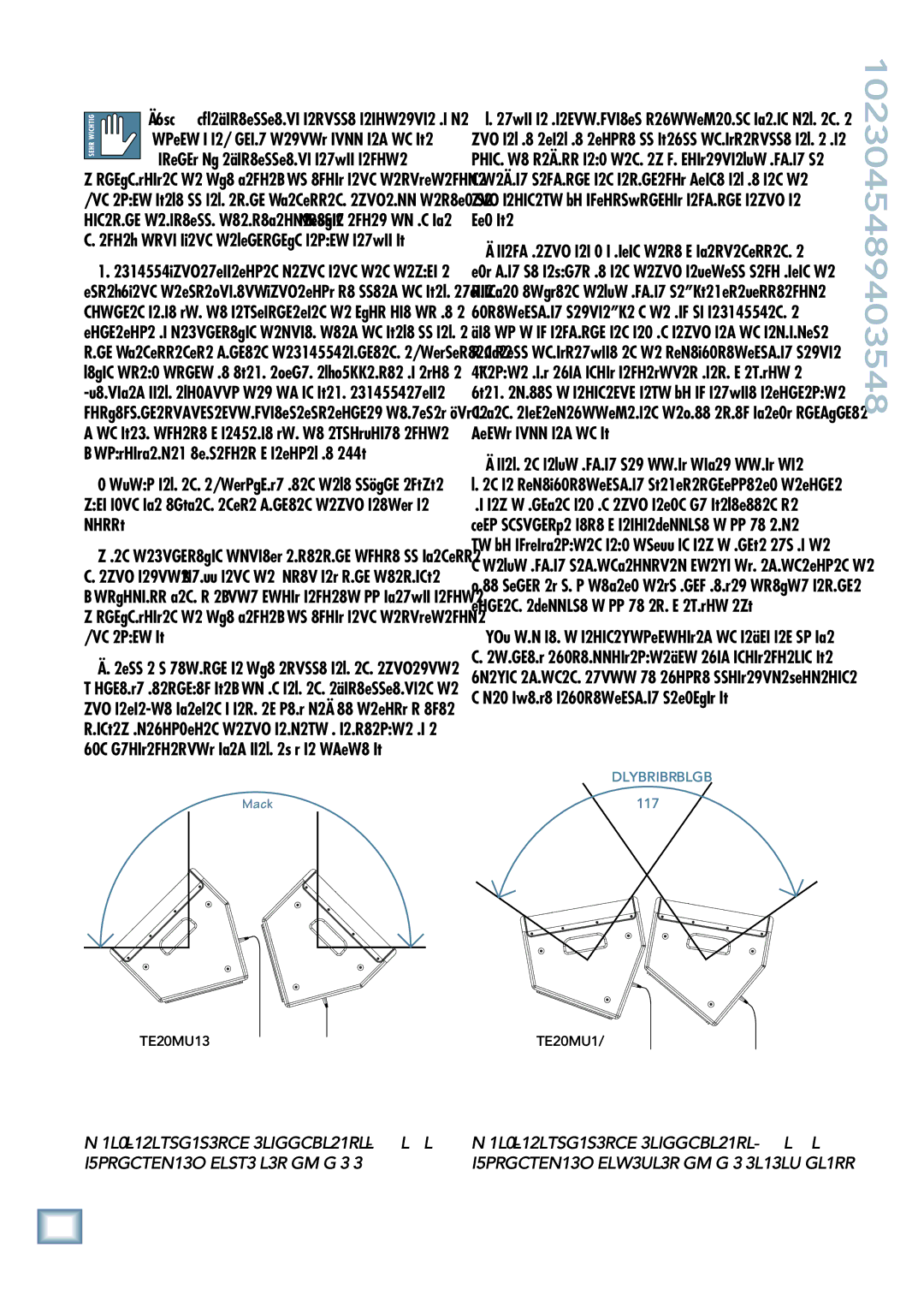 Mackie HD1221 manual Aufstellen, Erfahrenen Techniker vorgenommen werden 