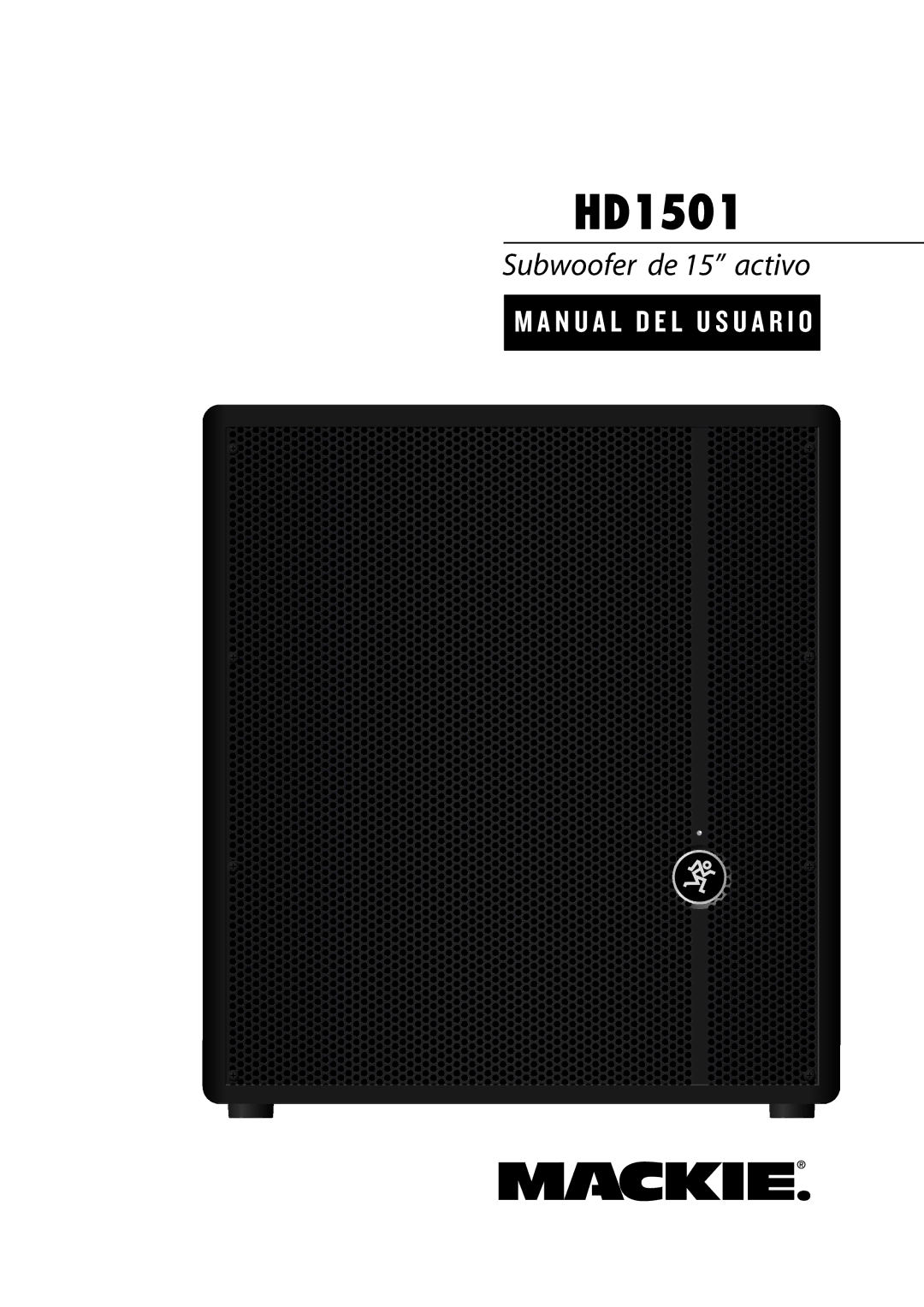 Mackie HD1501 manual 