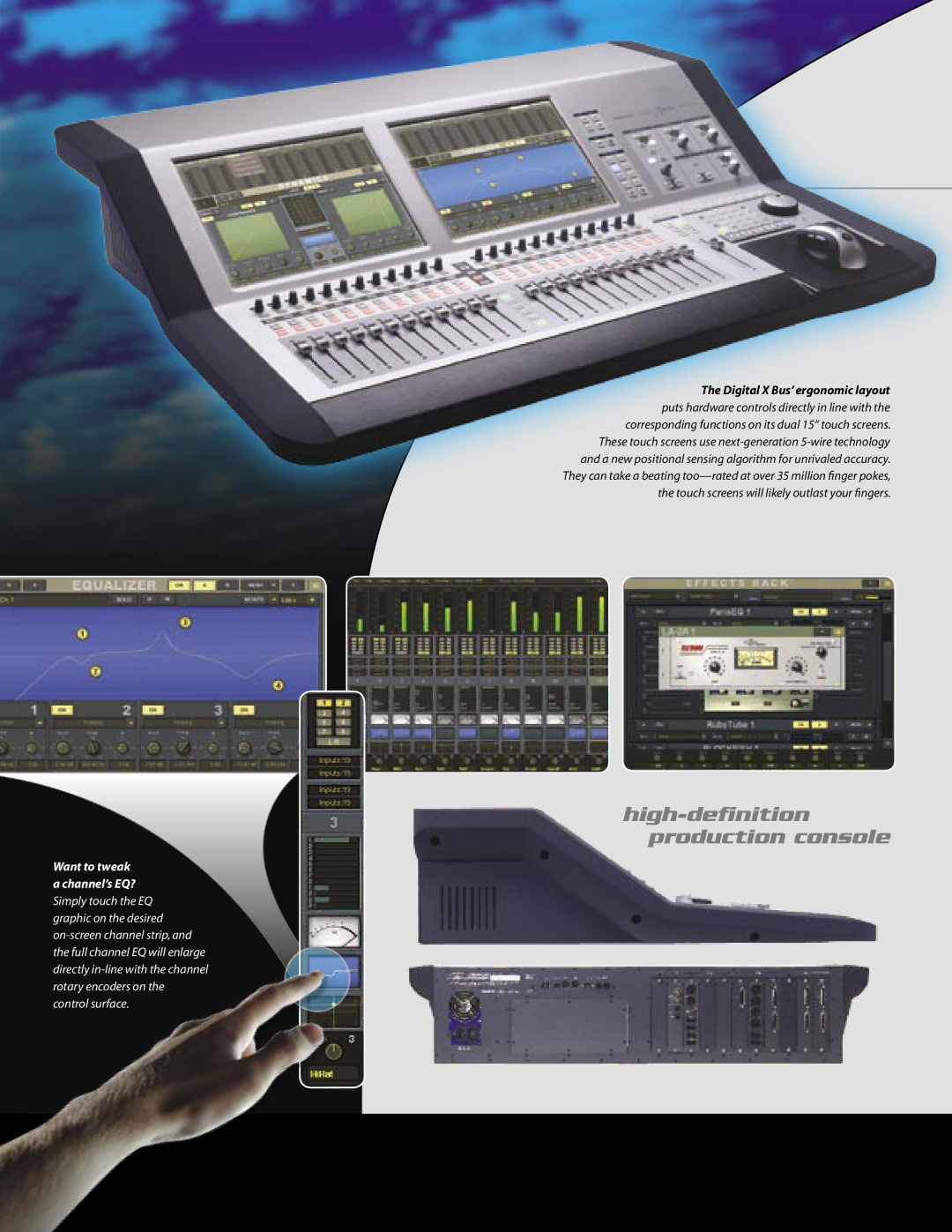 Mackie P/N0012557 manual High-deﬁnition production console 