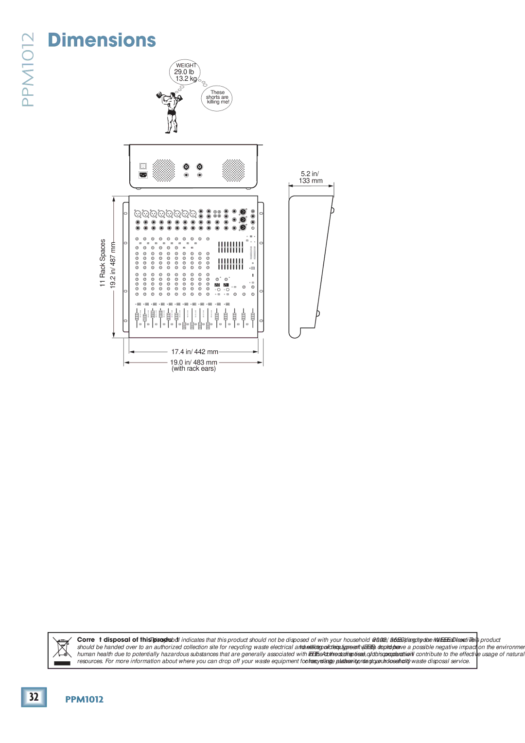 Mackie PPM1012 owner manual 