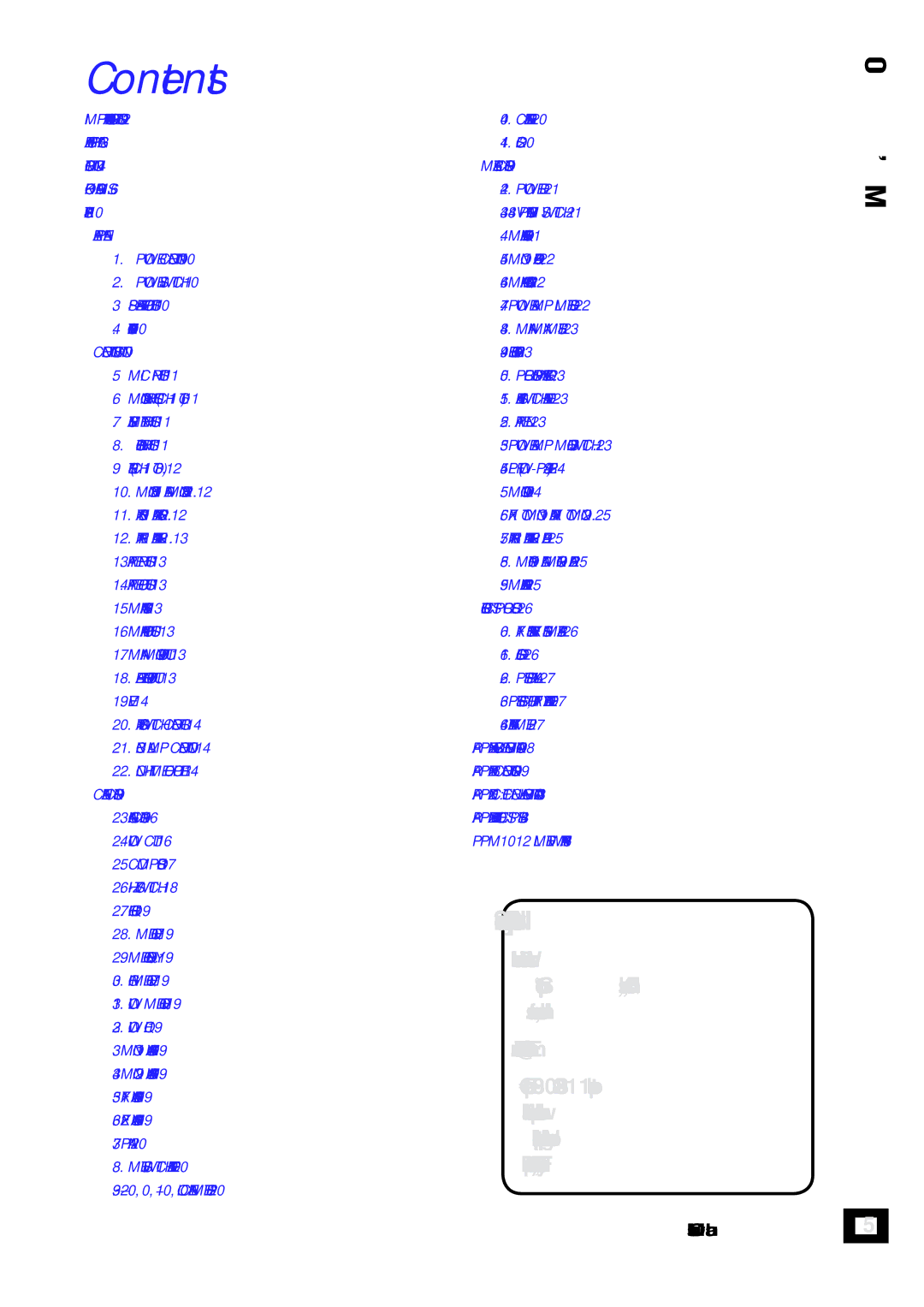 Mackie PPM1012 owner manual Contents 