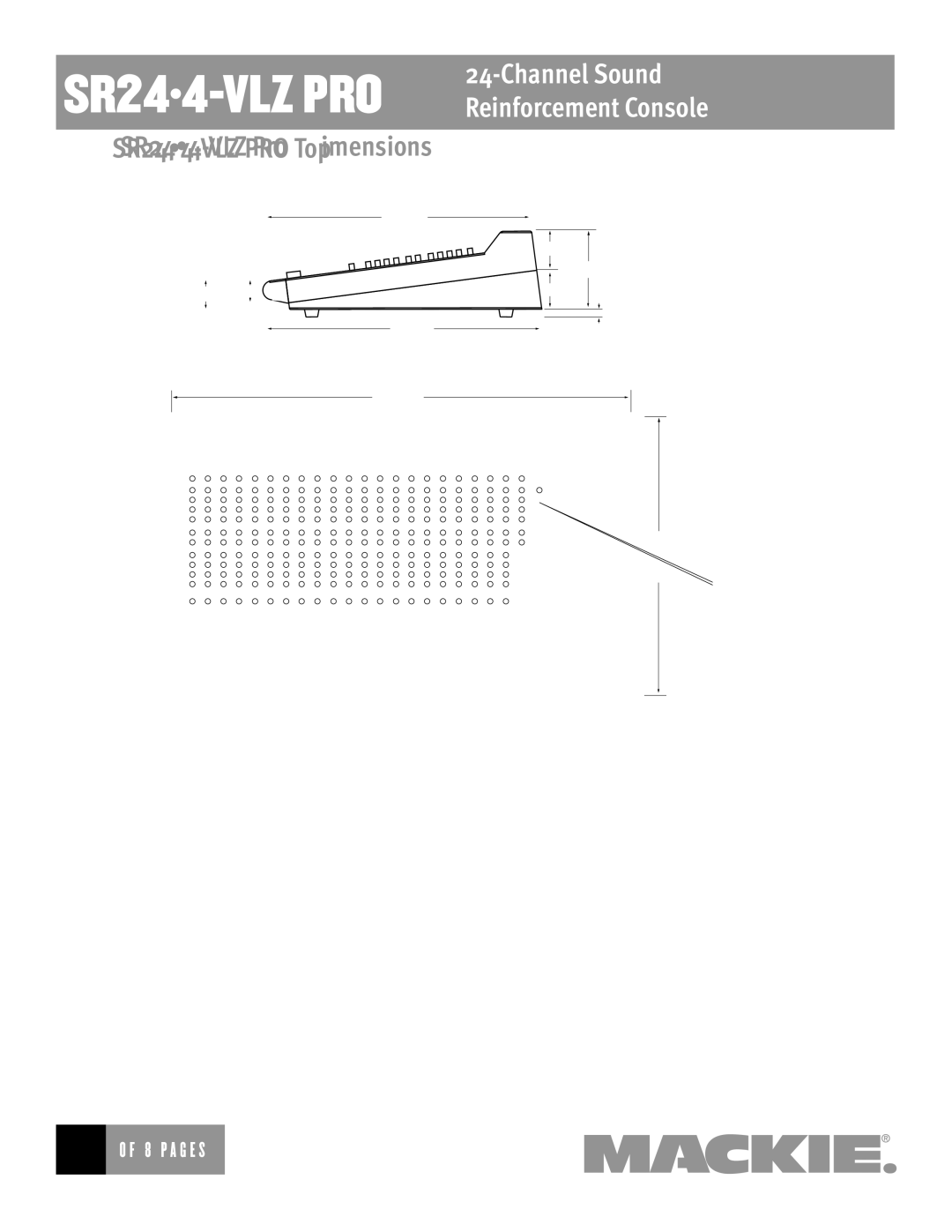 Mackie manual SR244-VLZ PRO, Channel Sound 