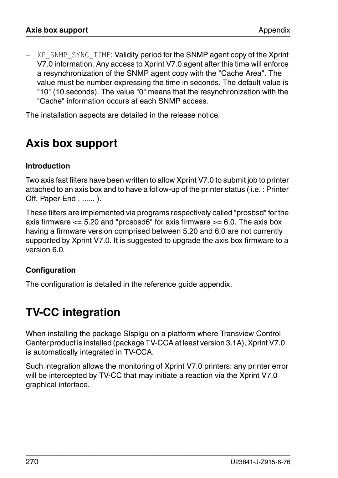 Mackie V7.0 manual Axis box support, TV-CC integration, Configuration 