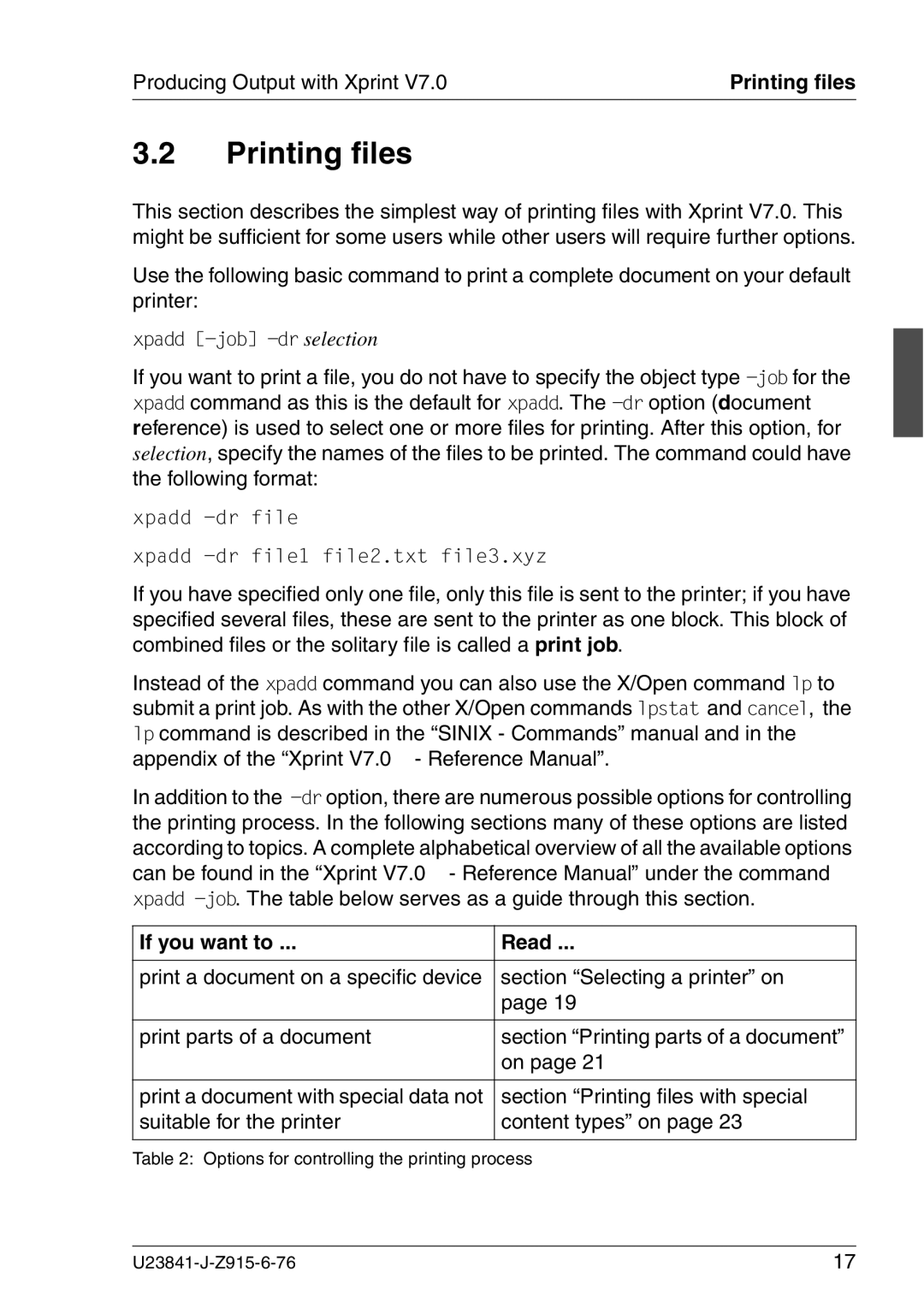 Mackie V7.0 manual If you want to Read, Section Printing files with special, Suitable for the printer Content types on 