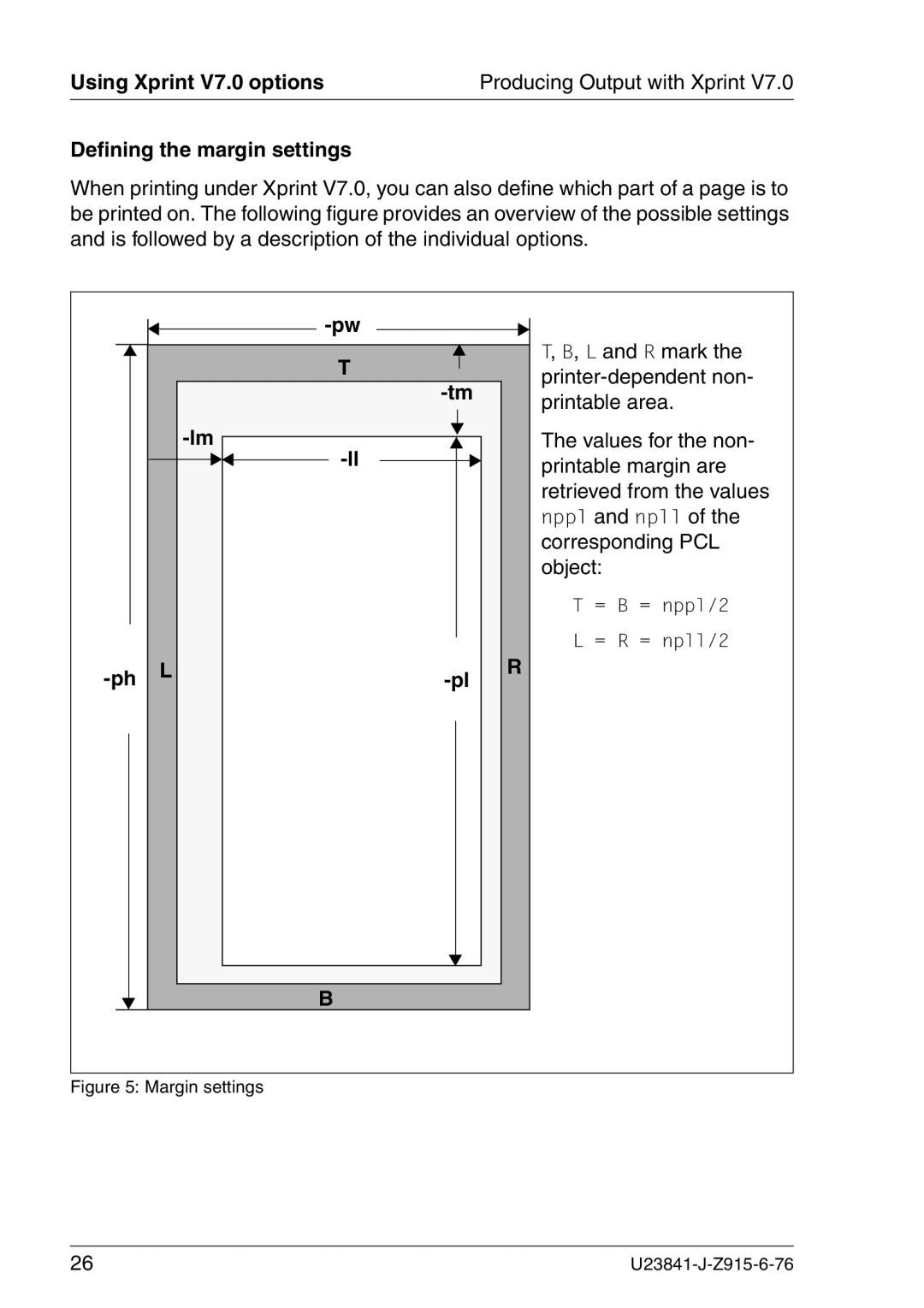 Mackie V7.0 manual Defining the margin settings, Margin settings 