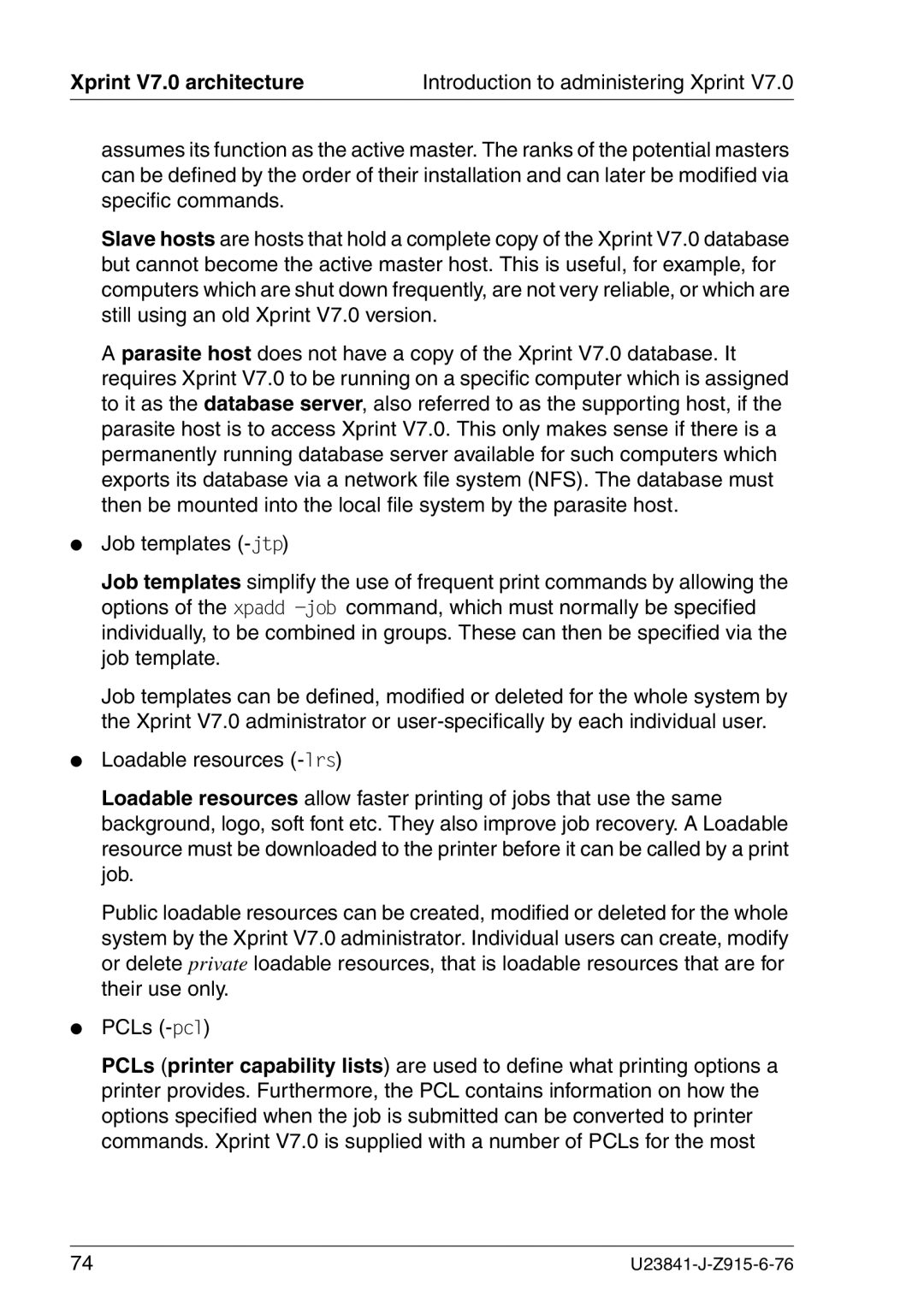 Mackie manual Xprint V7.0 architecture 