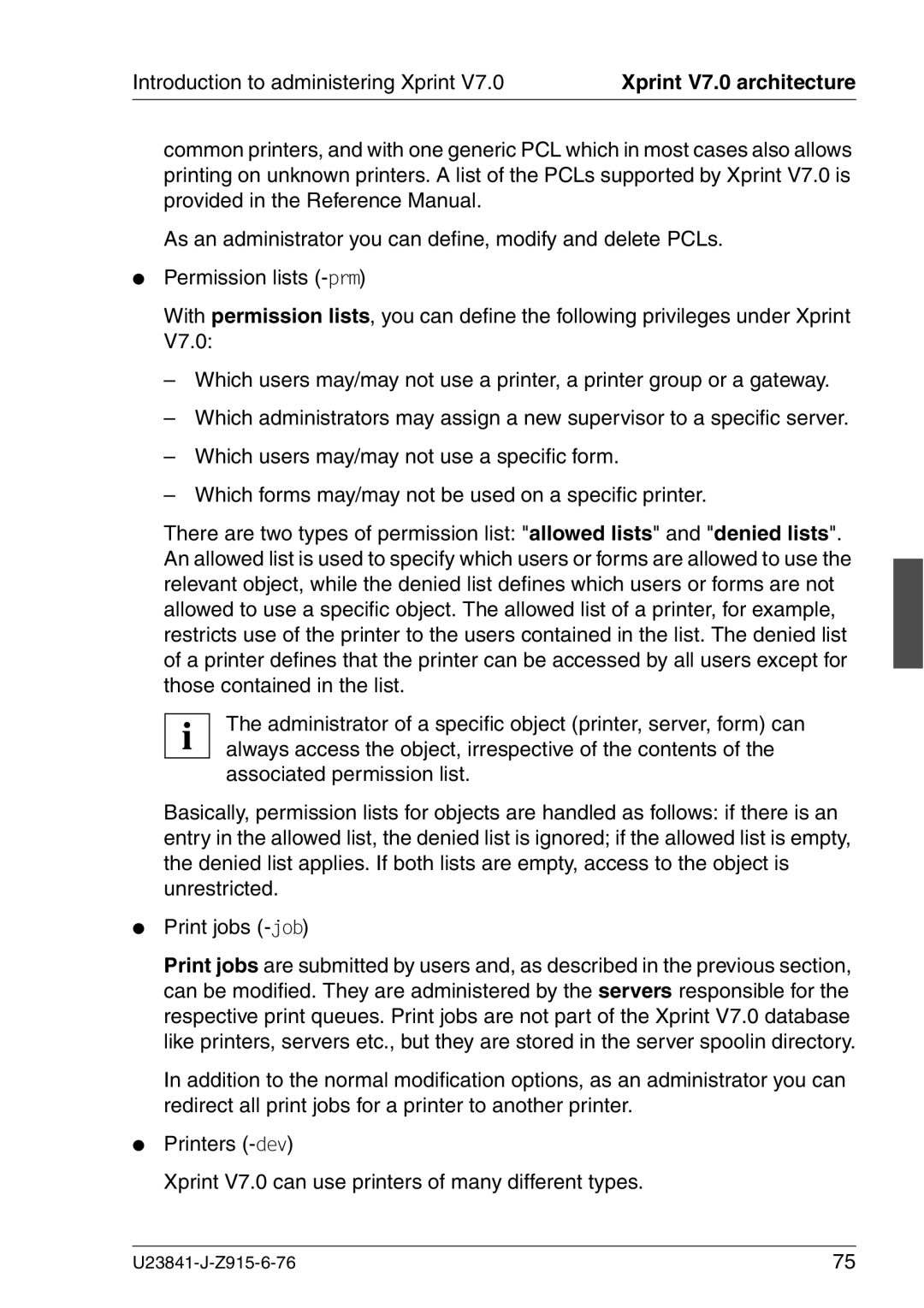 Mackie V7.0 manual Introduction to administering Xprint 