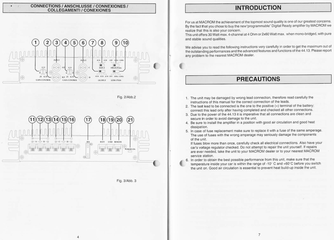 Macrom 44.13 manual 