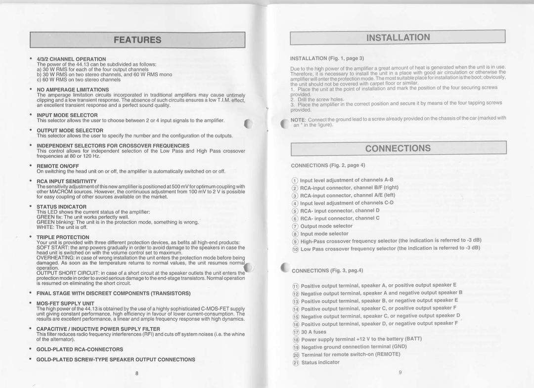 Macrom 44.13 manual 