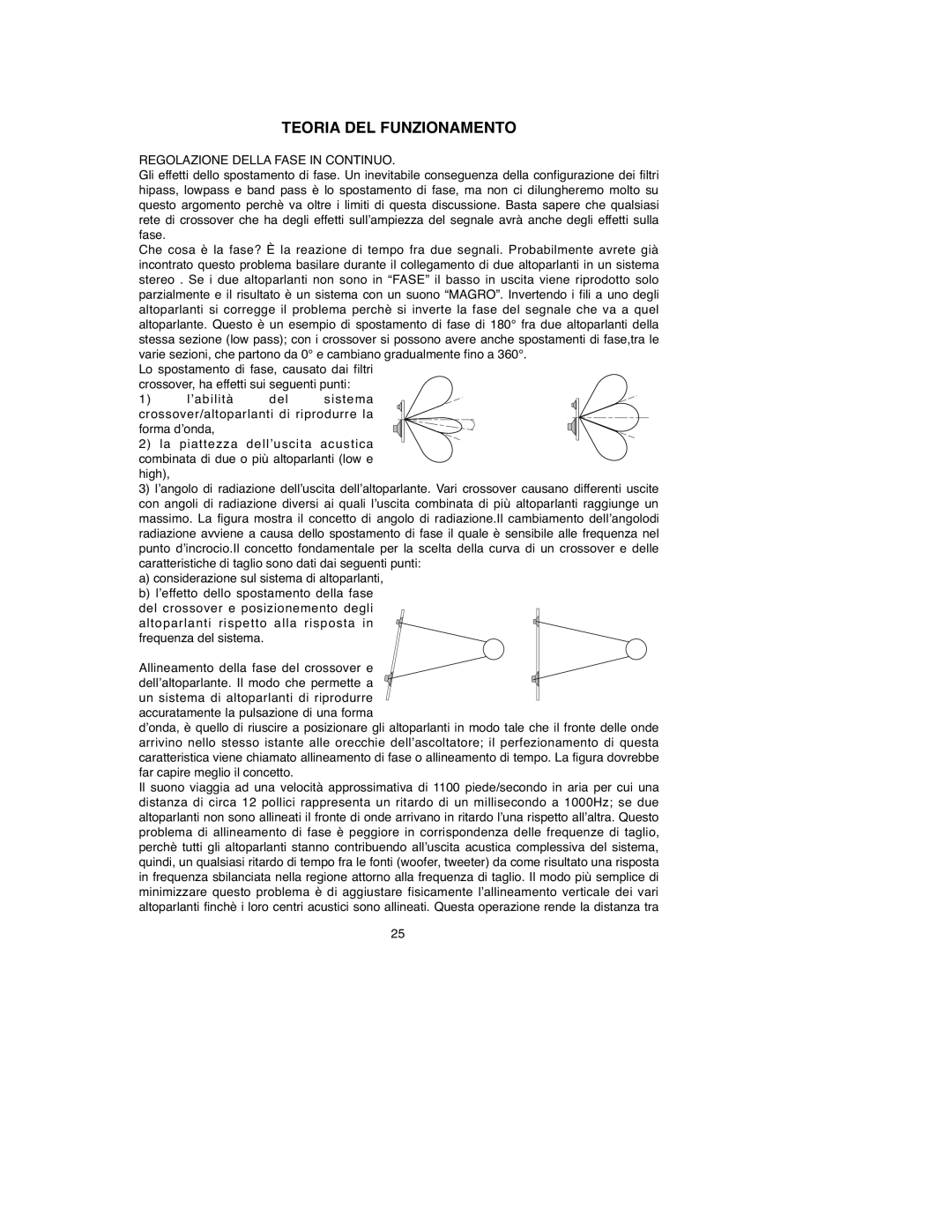 Macrom 45.40 owner manual Teoria DEL Funzionamento, Regolazione Della Fase in Continuo 