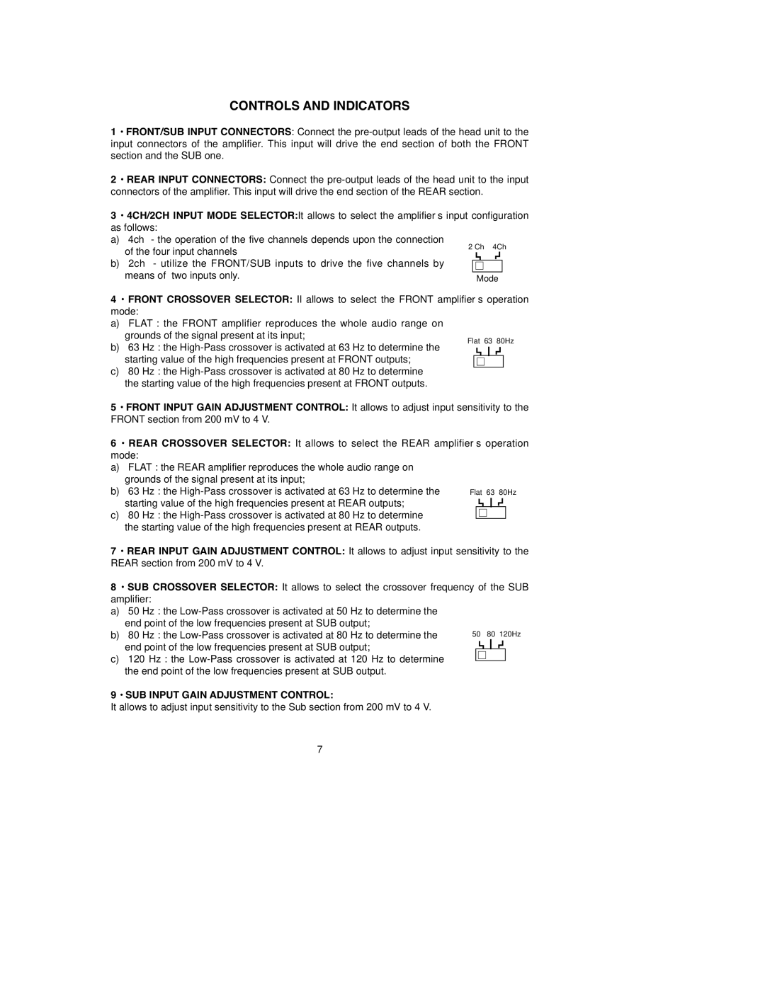 Macrom 45.40 owner manual Controls and Indicators 