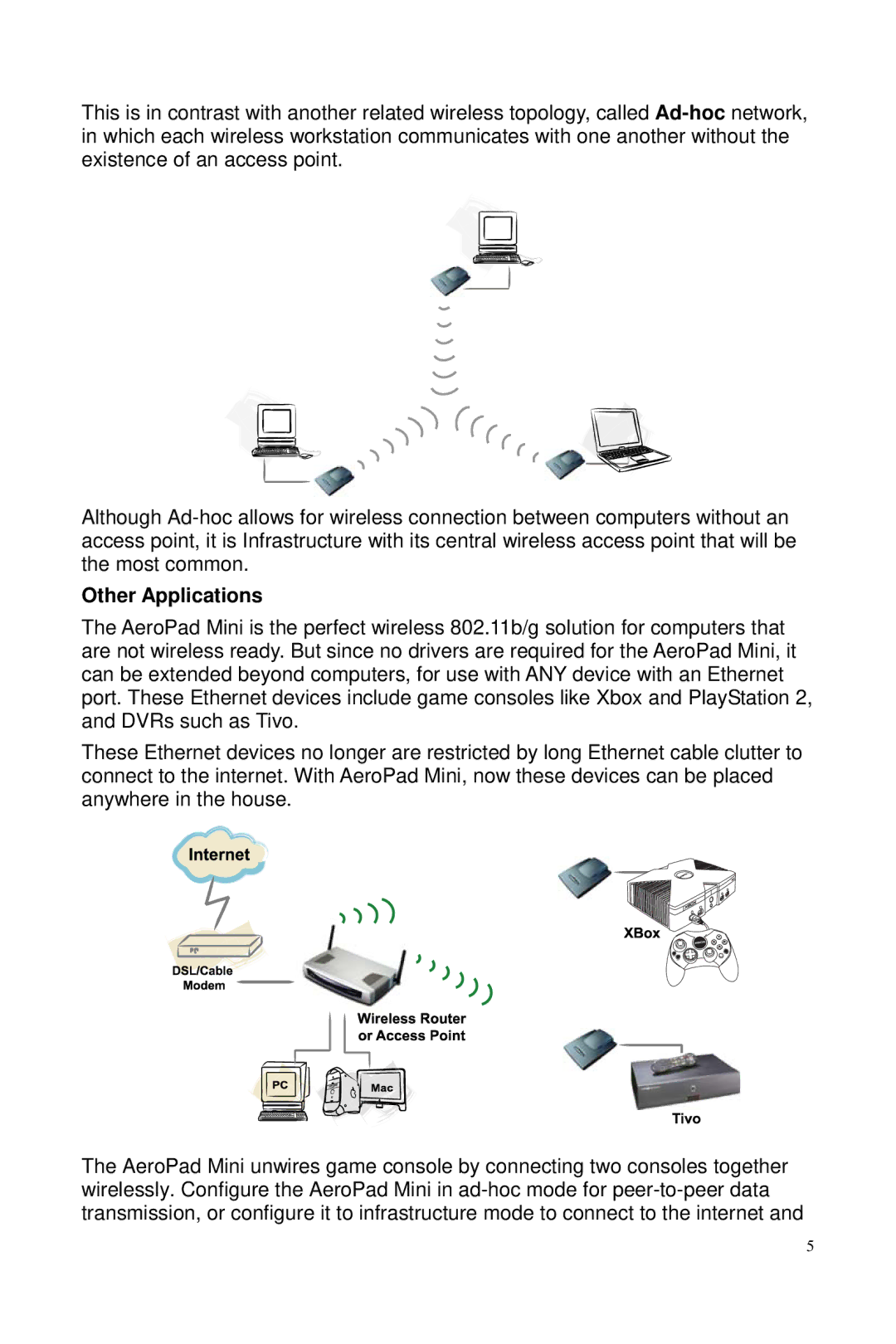 Macsense Connectivity AeroPad Mini user manual Other Applications 