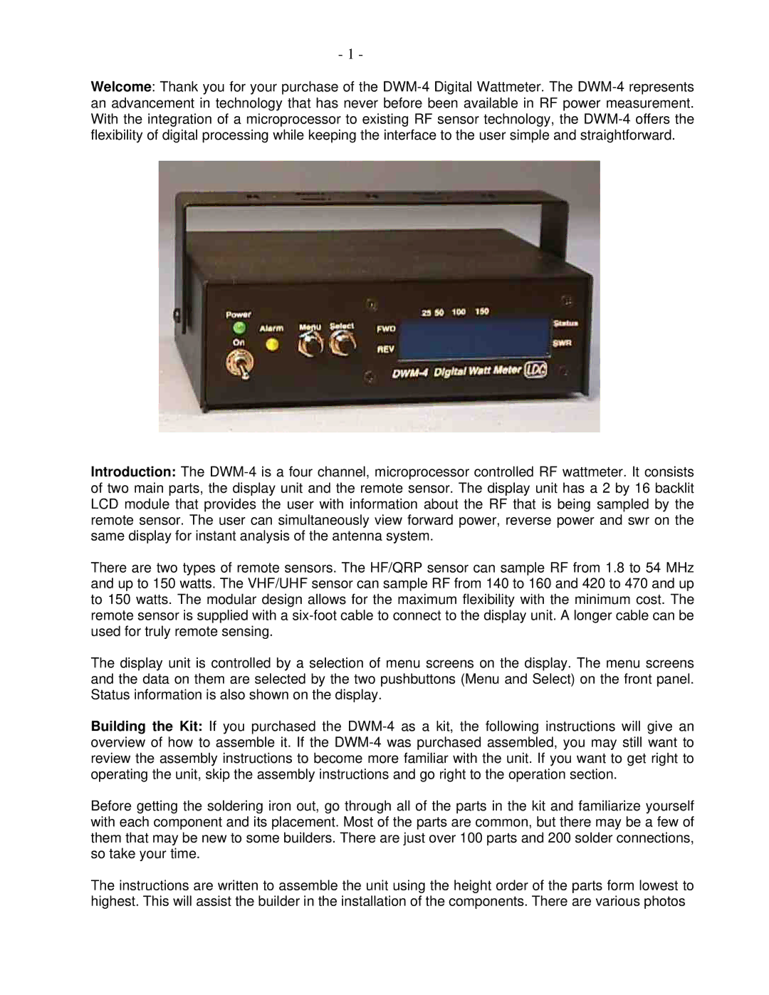 Macsense Connectivity DWM-4 manual 