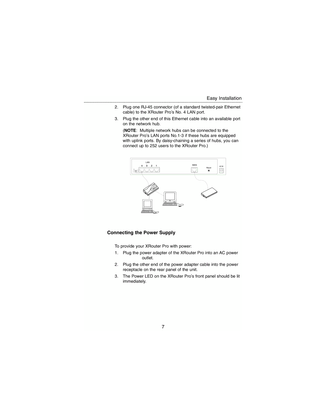 Macsense Connectivity MIH-130 user manual Connecting the Power Supply 