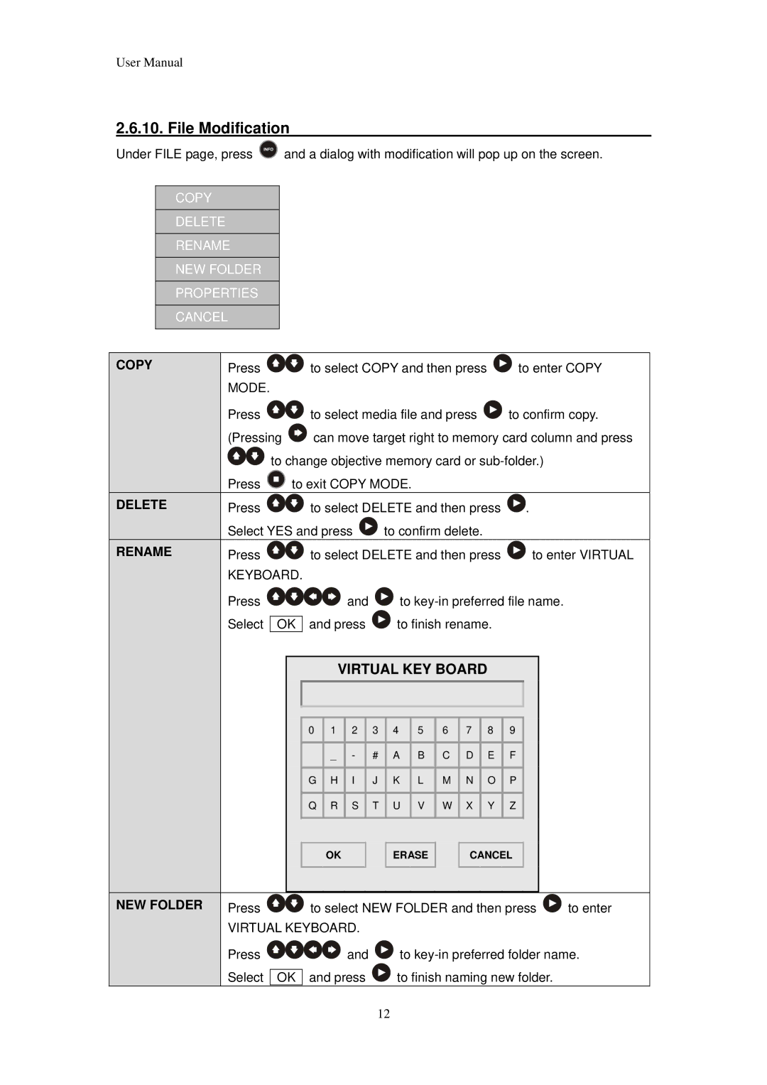 Macsense Connectivity none manual File Modification, Copy, Delete, Rename, NEW Folder Press 