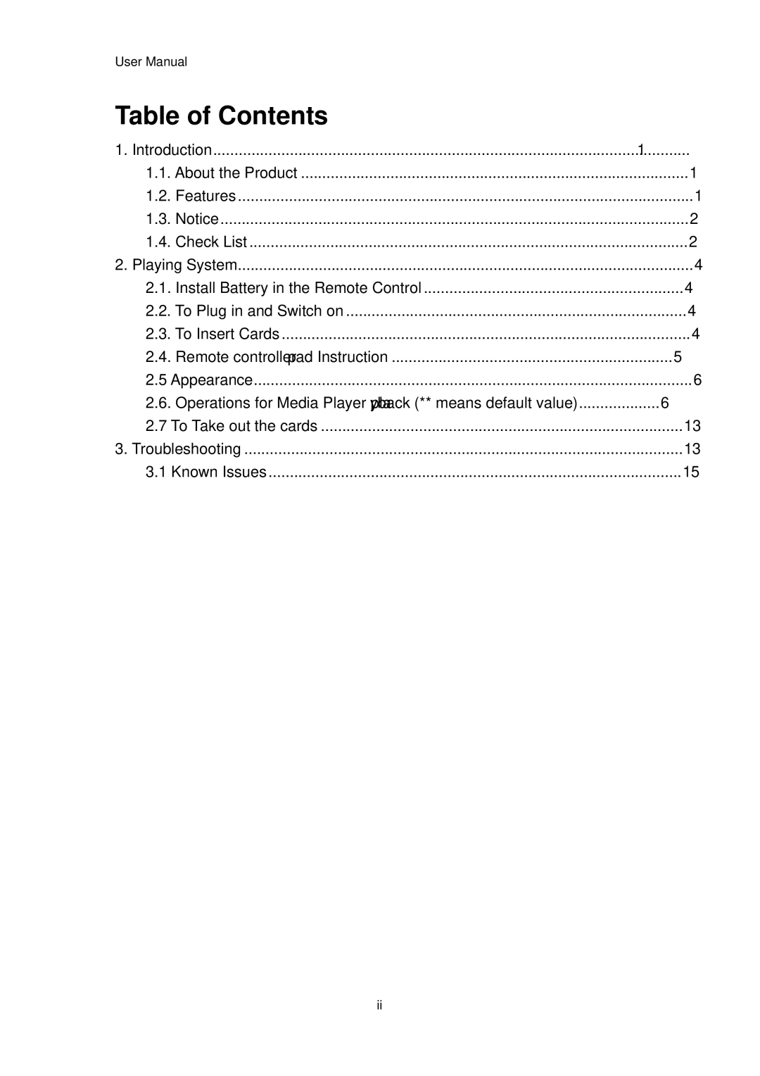 Macsense Connectivity none manual Table of Contents 