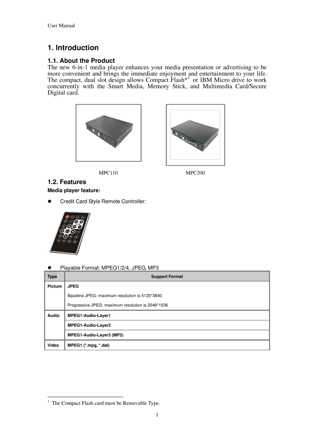 Macsense Connectivity none manual About the Product, Features, Media player feature 