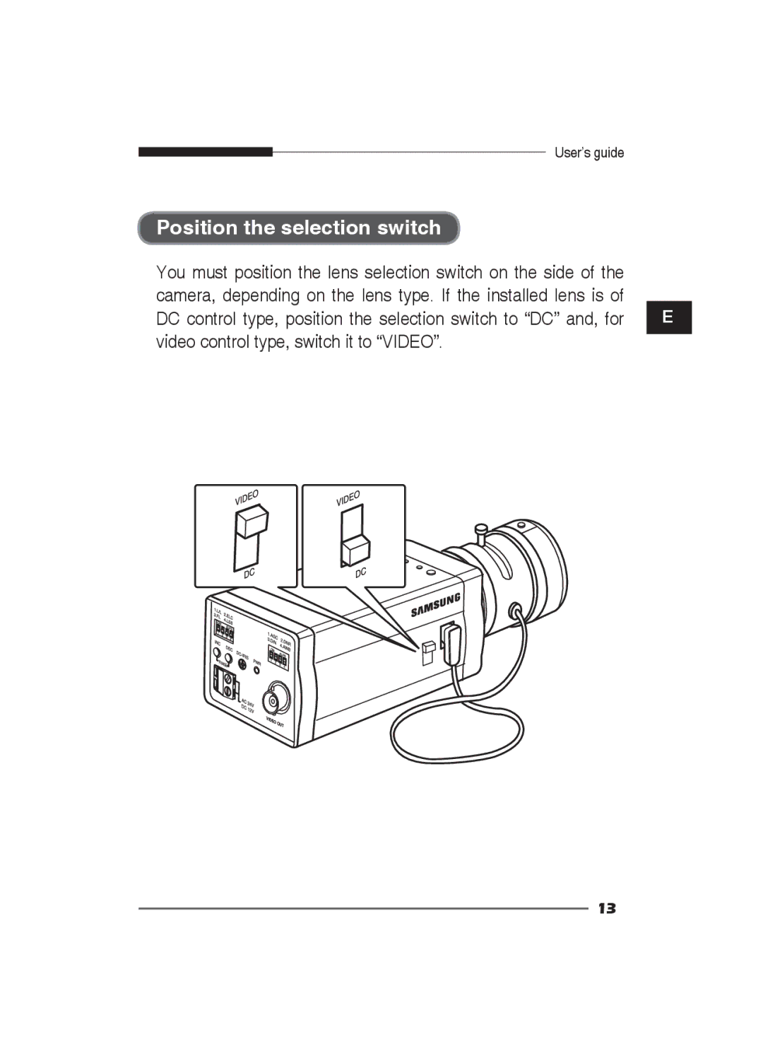 Macsense Connectivity SCC-B2011P, SCC-B2311P, SCC-B2310 manual Position the selection switch 