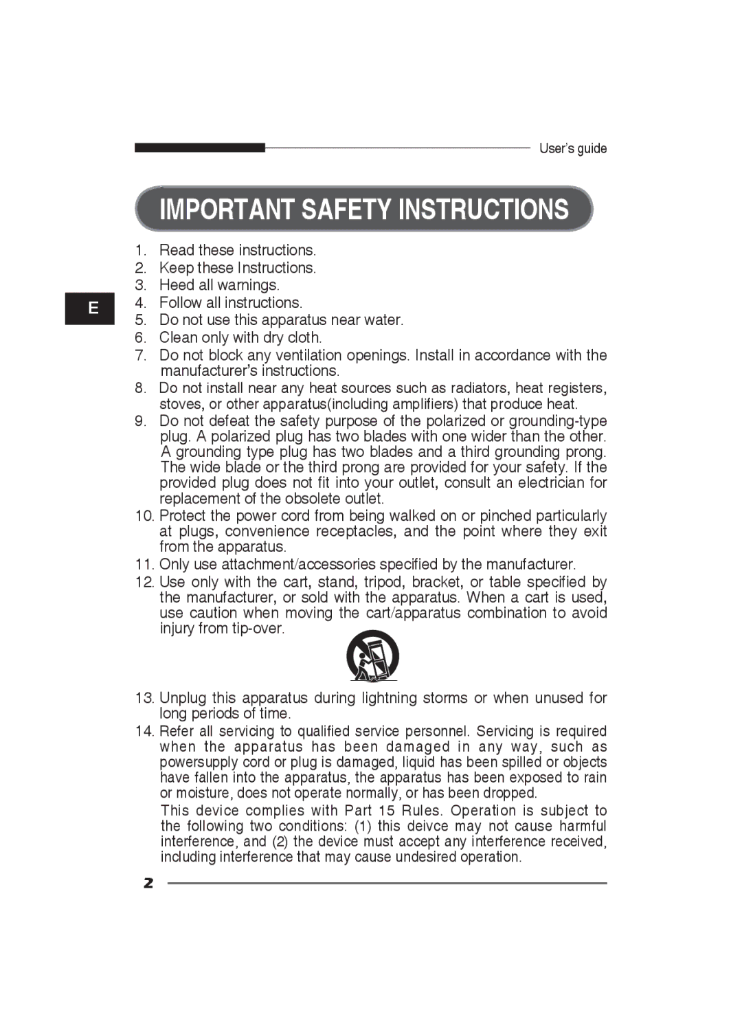 Macsense Connectivity SCC-B2310, SCC-B2311P, SCC-B2011P manual Important Safety Instructions 