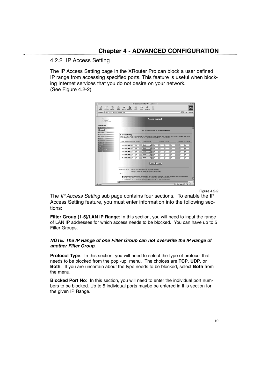 Macsense Connectivity XRouter Pro user manual IP Access Setting 