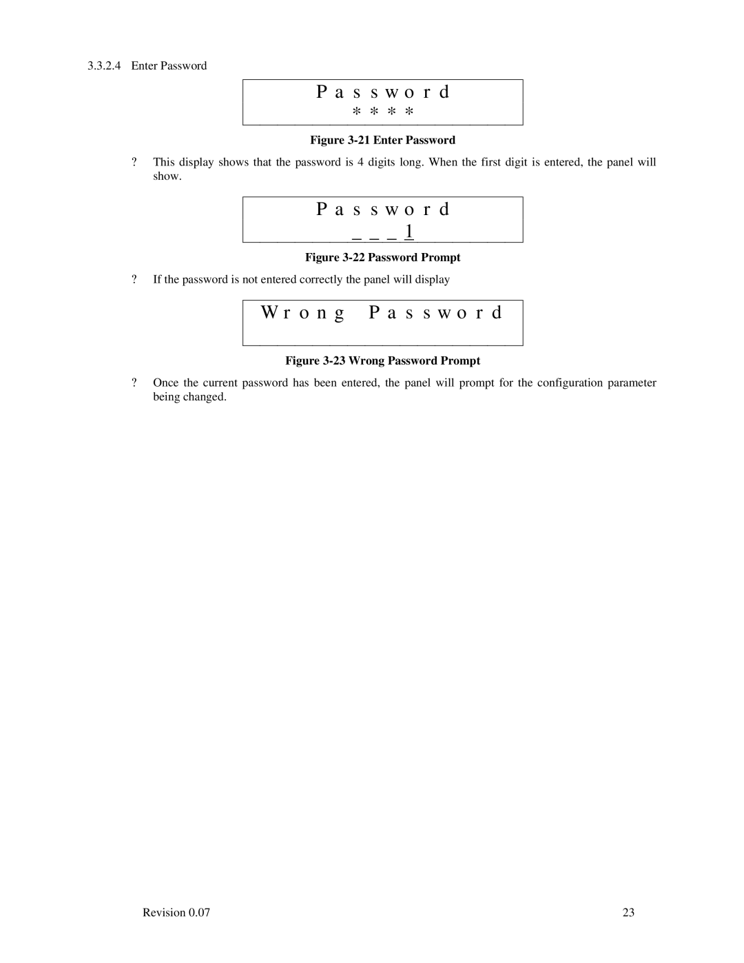 Macurco DVP-120 operating instructions S s w o r d, O n g P a s s w o r d 