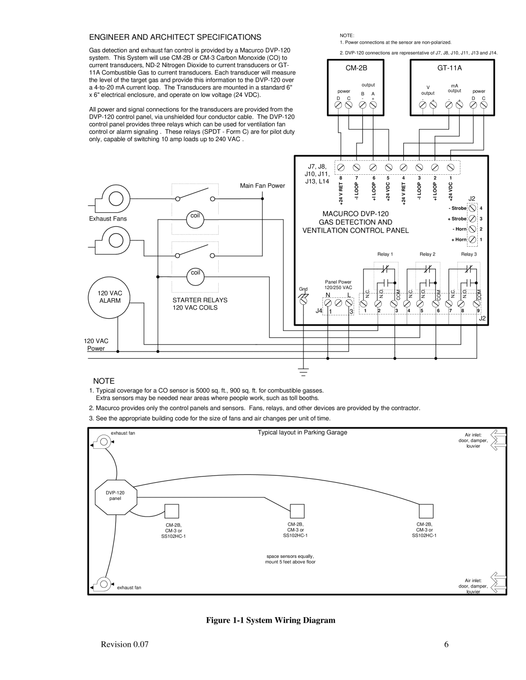 Macurco DVP-120 operating instructions System Wiring Diagram 