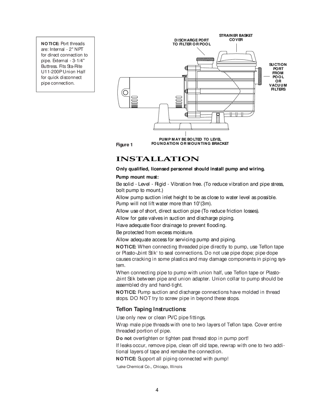 Mad Catz 5MPRA6D-147, 5MPRA6E-148, 5MPRA6E3-148, 5MPRA6F-156, 5MPRA6F3-156 Installation, Teflon Taping Instructions 