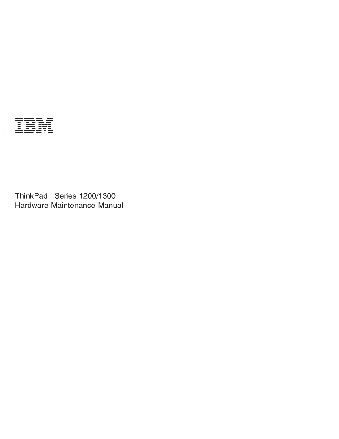 Madge Networks manual ThinkPad i Series 1200/1300 Hardware Maintenance Manual 