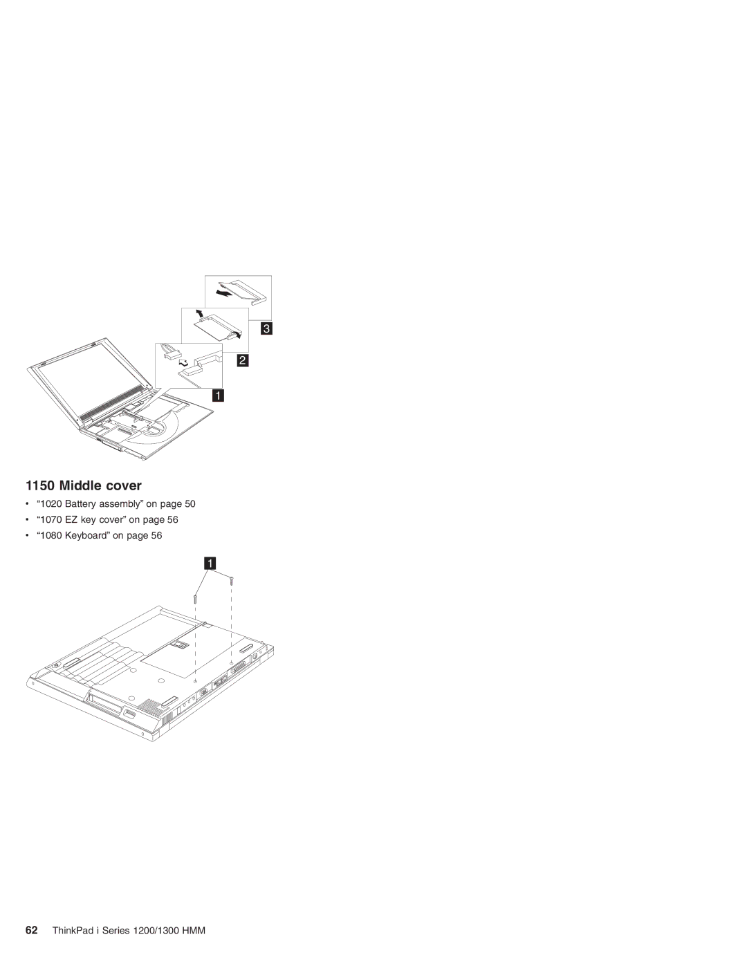 Madge Networks 1300, 1200 manual Middle cover 