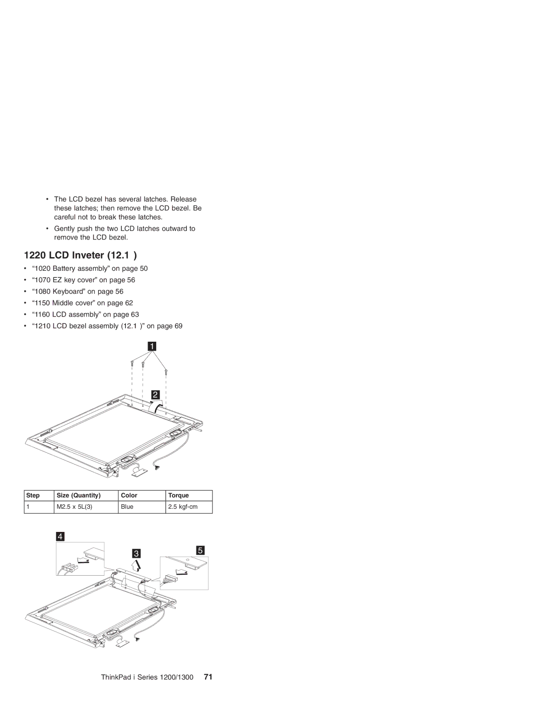 Madge Networks 1200, 1300 manual LCD Inveter 12.1″ 