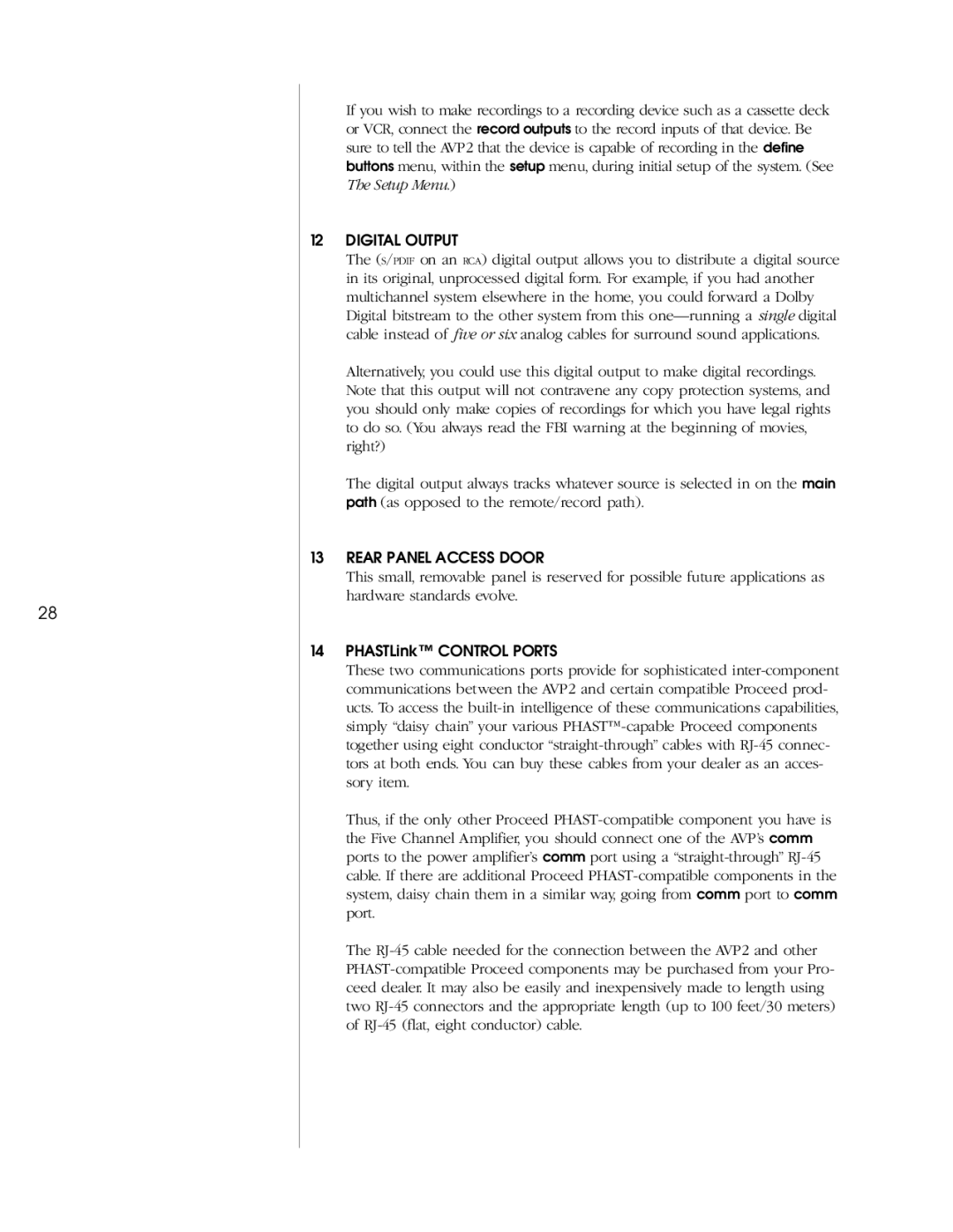 Madrigal Imaging AVP2 owner manual Digital Output 