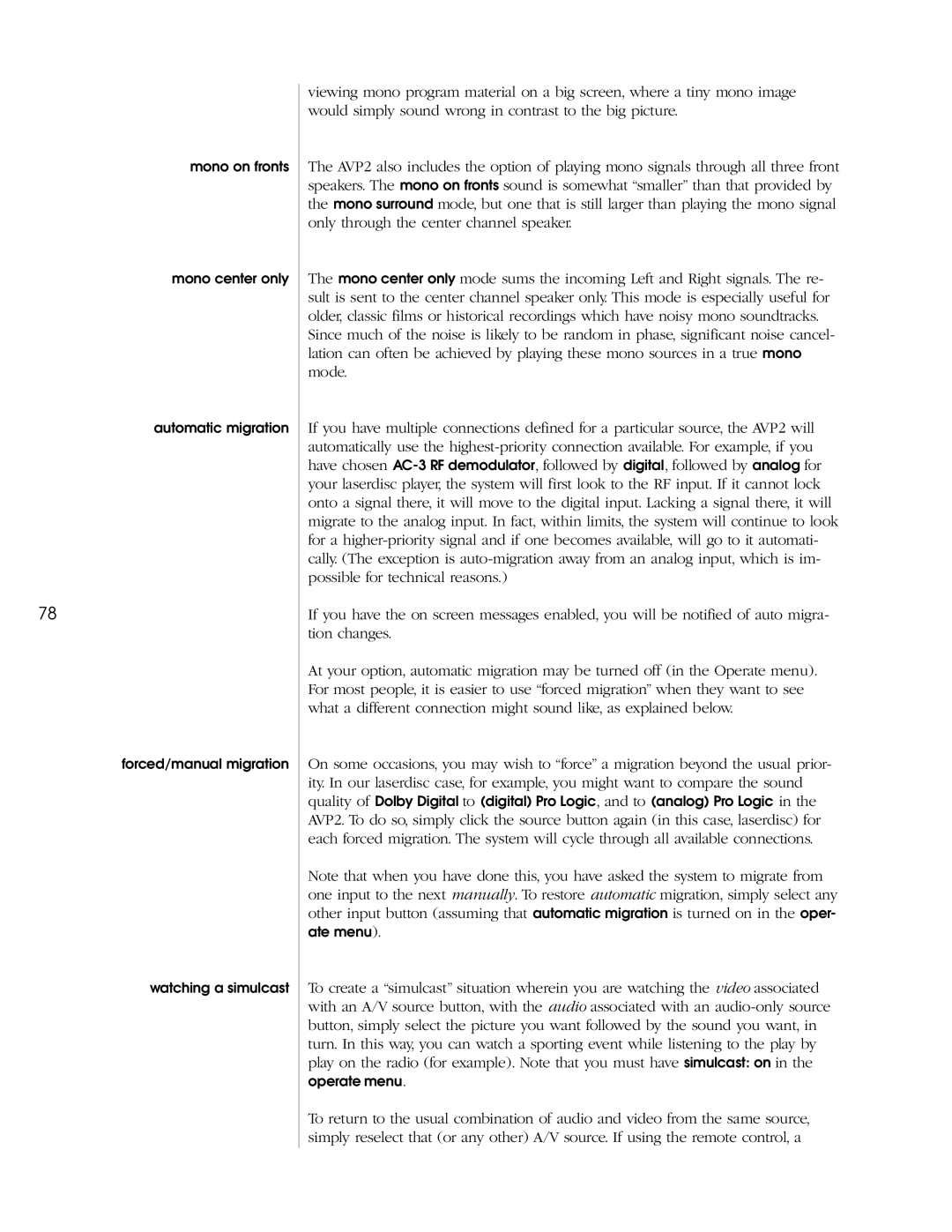 Madrigal Imaging AVP2 owner manual 