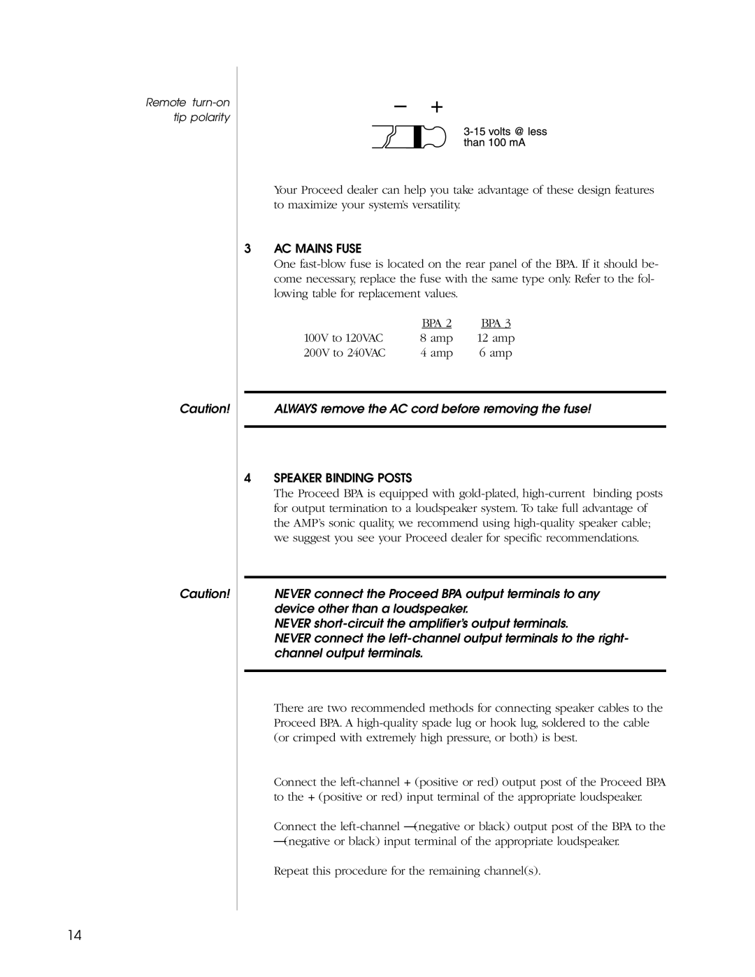 Madrigal Imaging BPA 2, BPA 3 manual Bpa 