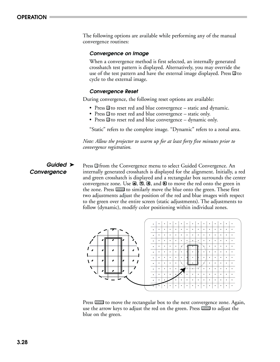 Madrigal Imaging MP-8, MP-9 manual Convergence registration, Guided 