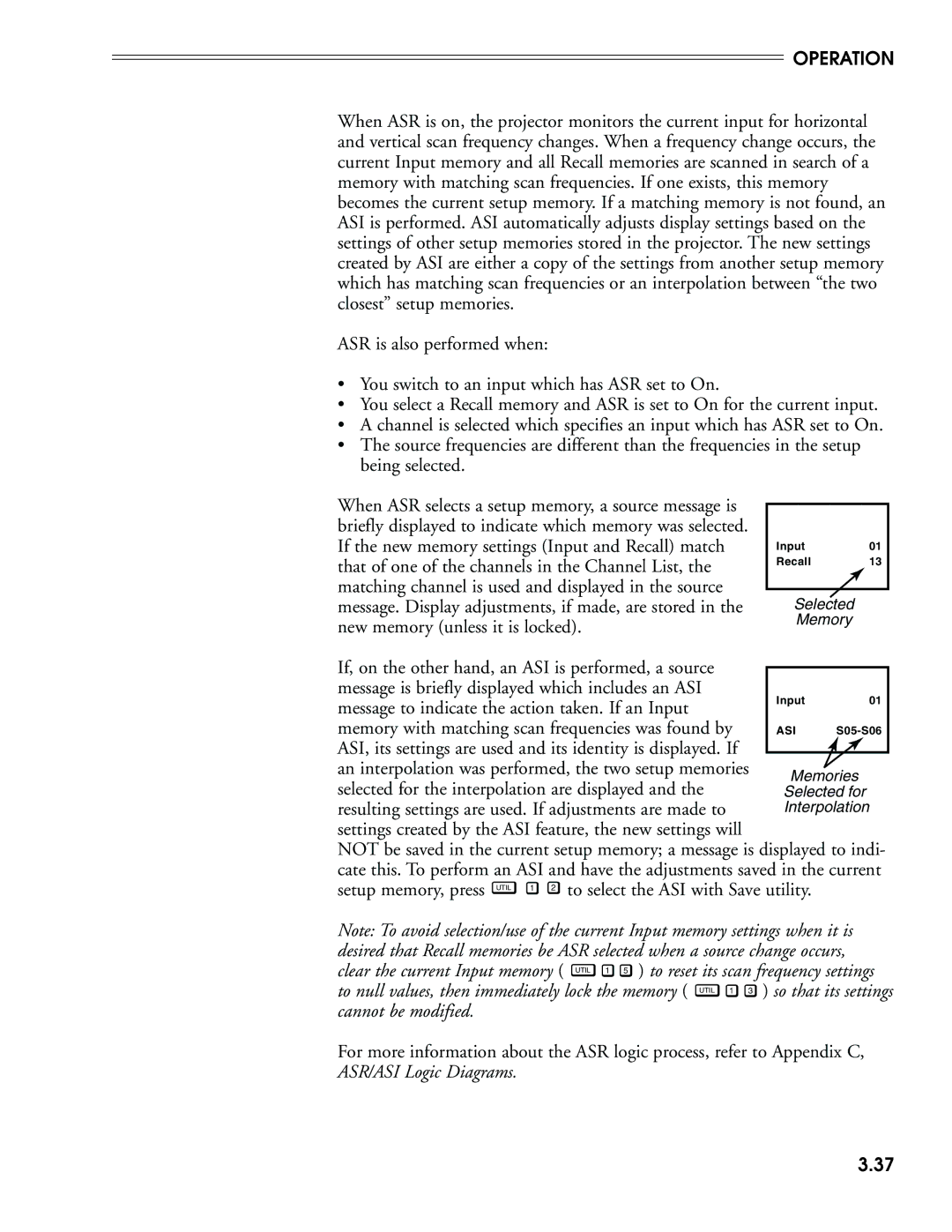 Madrigal Imaging MP-8, MP-9 manual Message to indicate the action taken. If an Input 