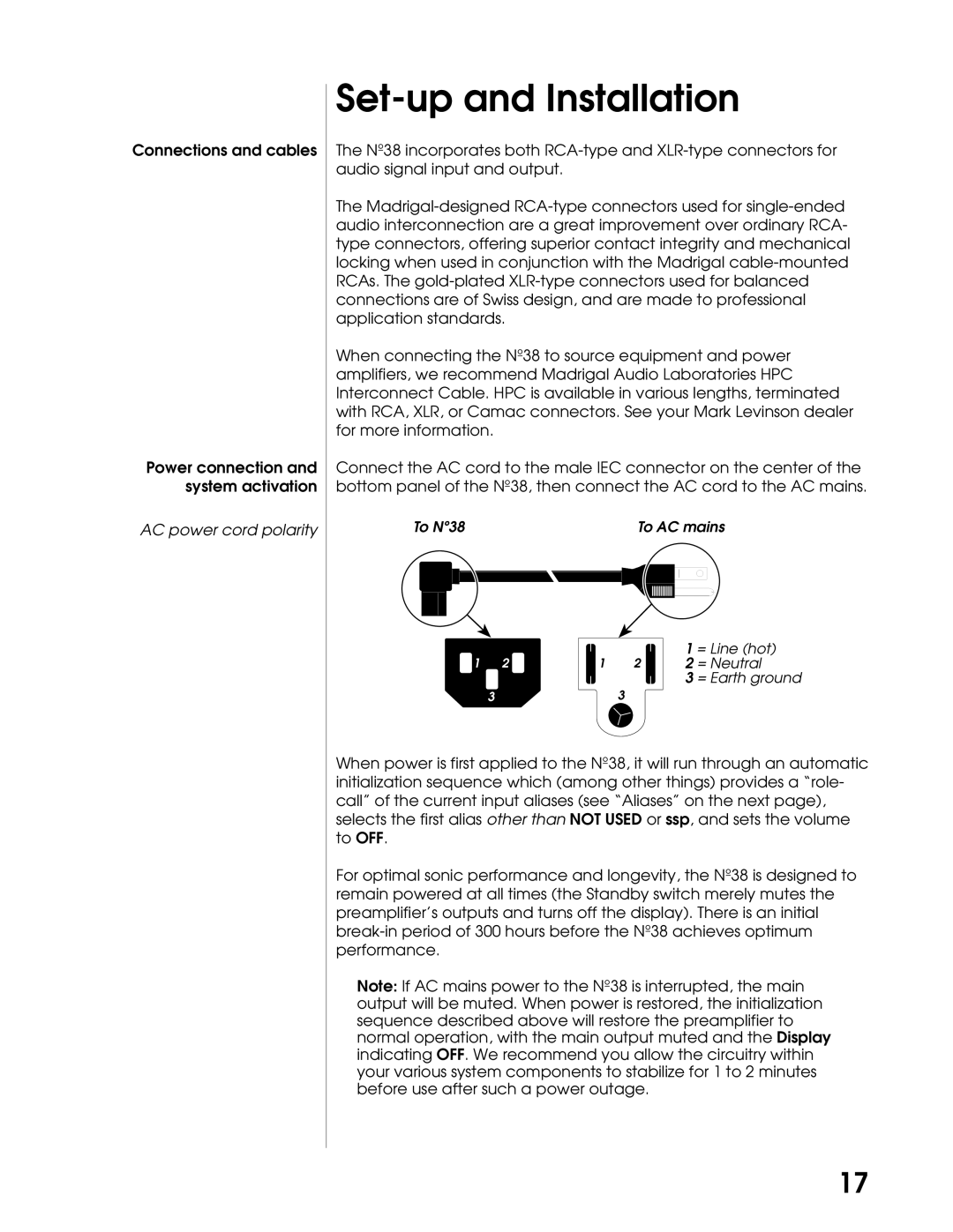 Madrigal Imaging N38 manual Set-up and Installation 