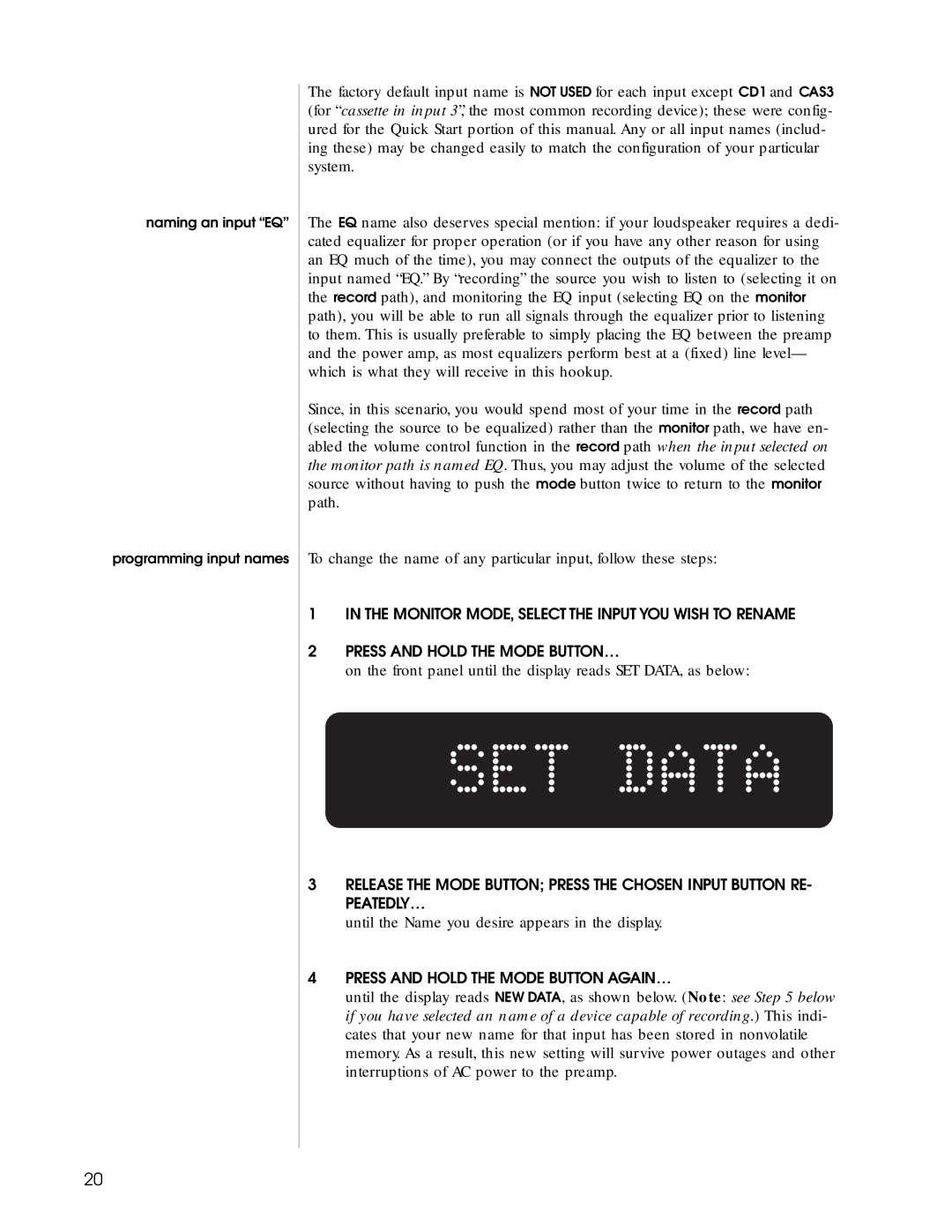 Madrigal Imaging N380 manual Until the Name you desire appears in the display 