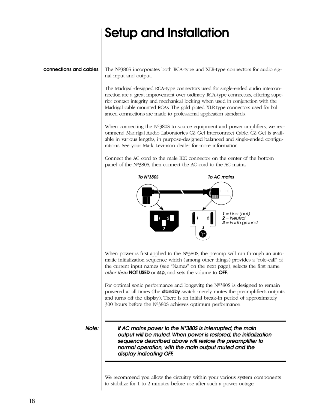 Madrigal Imaging N380S owner manual Setup and Installation 