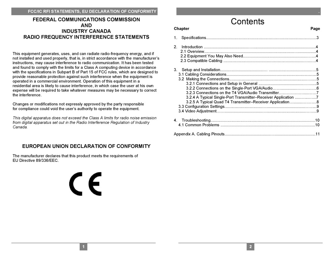 Magenta 250A setup guide Contents 