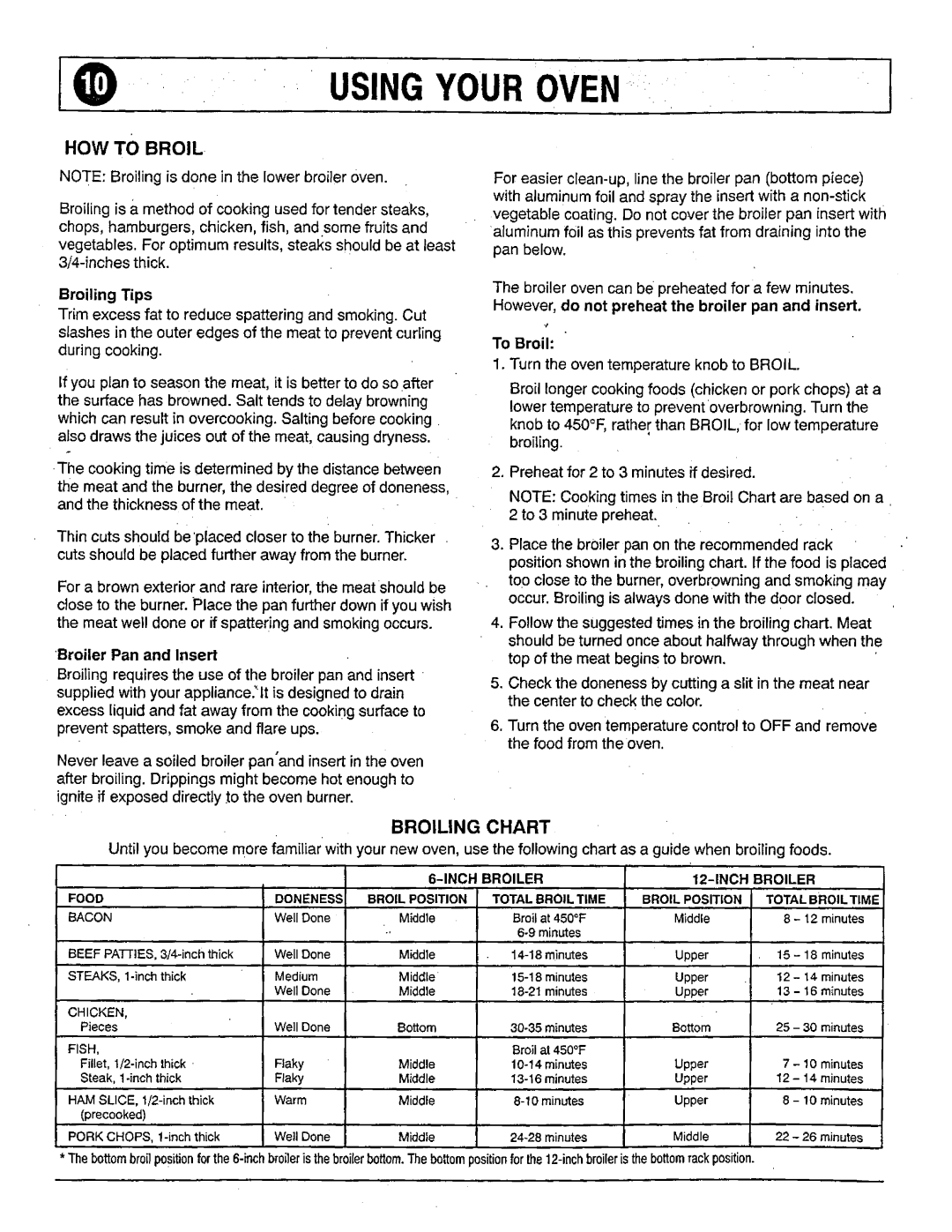 Magic Chef 9122 Gas, 9112 Gas important safety instructions 