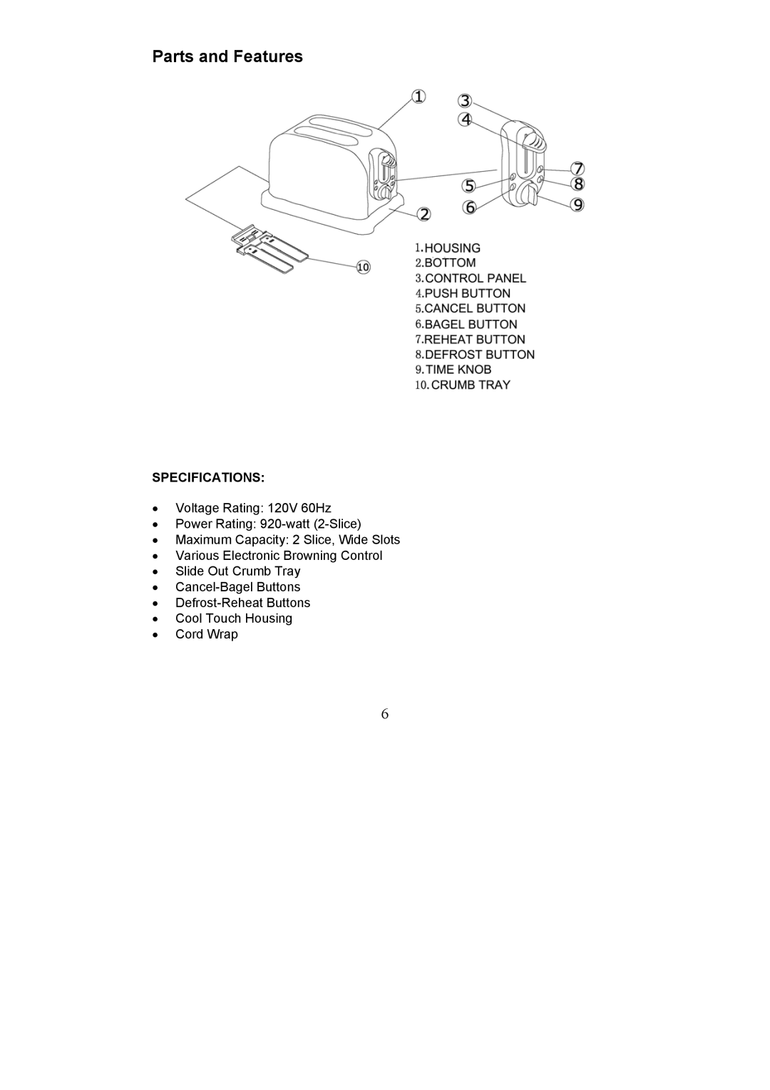 Magic Chef EWTS3S2 manual Specifications 