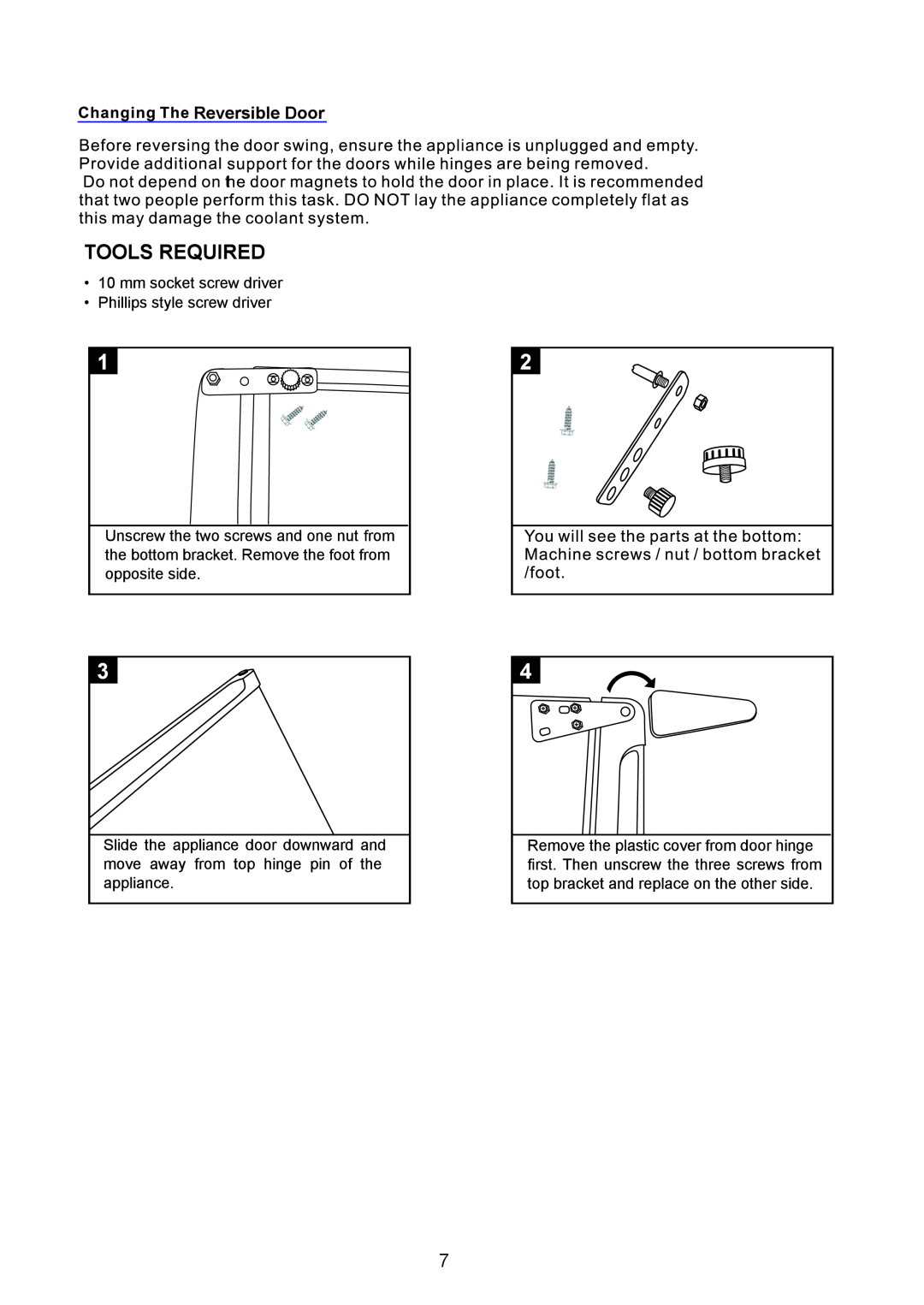 Magic Chef MCAR170B manual 