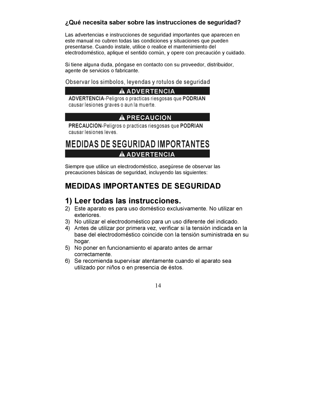 Magic Chef MCECM1NB manual Leer todas las instrucciones, ¿Qué necesita saber sobre las instrucciones de seguridad? 