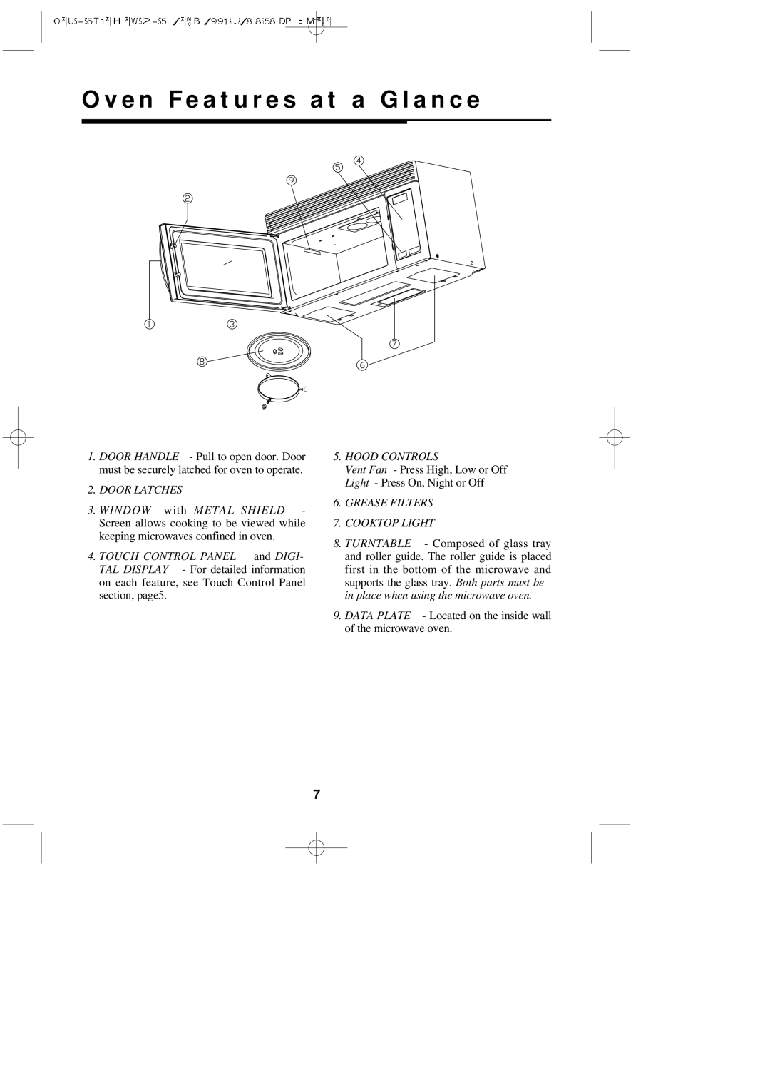 Magic Chef MCO153UB, MCO153UW, MCO153UQ important safety instructions E n F e a t u r e s a t a G l a n c e, Door Latches 