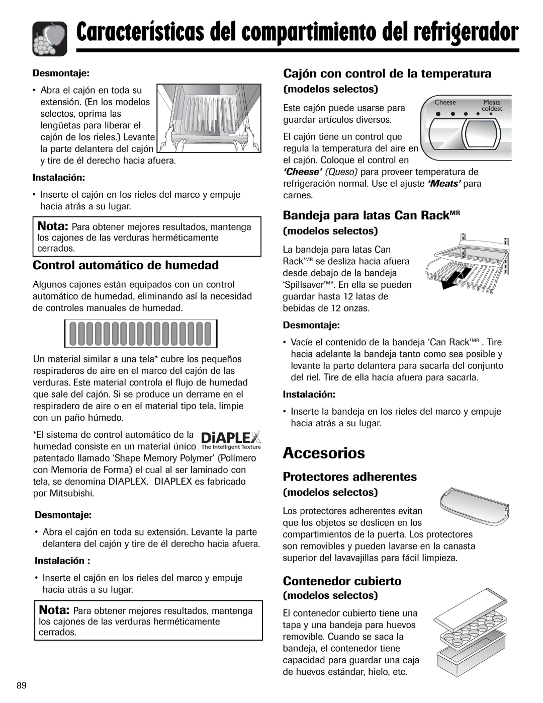 Magic Chef MSD2641KEB, 12842123 important safety instructions Accesorios 