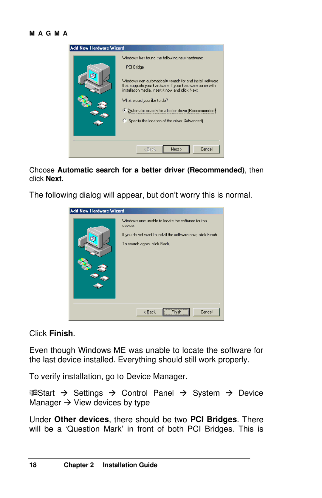 Magma 7 Slot Series user manual G M a 