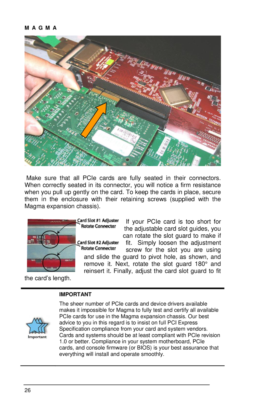 Magma EB2R user manual G M a 